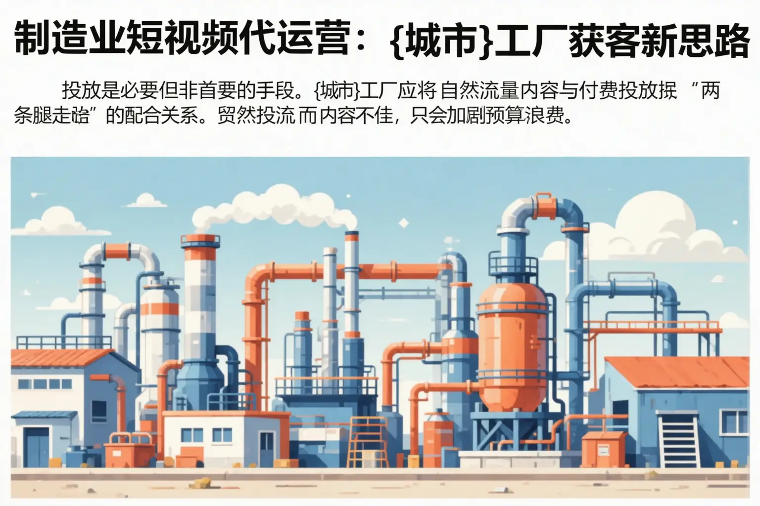 制造业短视频代运营：高州工厂获客新思路